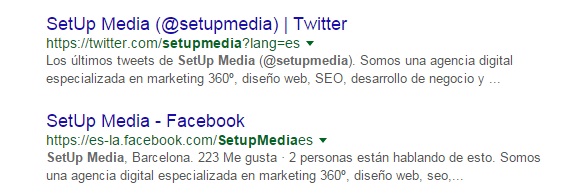 social media seo ranking